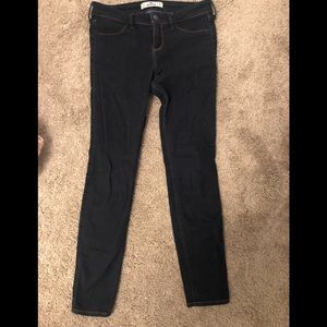 Hollister dark skinny jeans